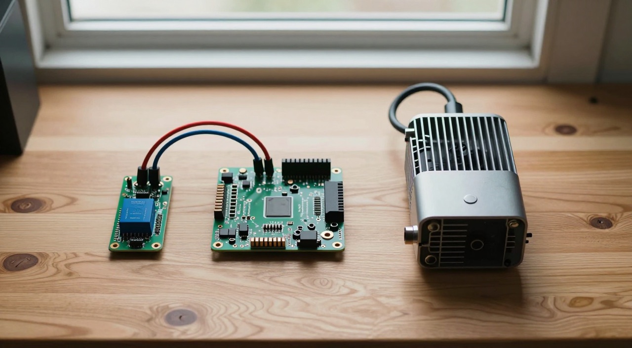 Raspberry Pi Relais Relais-Modul und Pumpe am Raspberry Pi