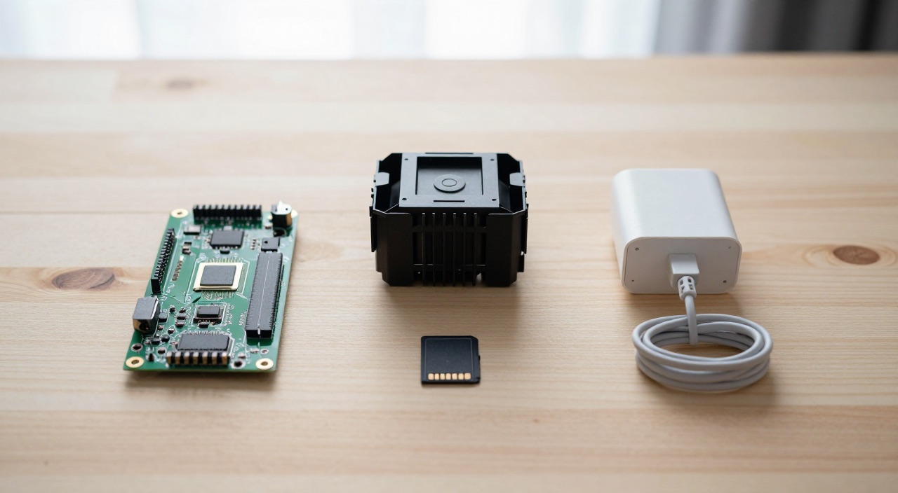 Raspberry Pi Starter Kit Komponenten in der Uebersicht