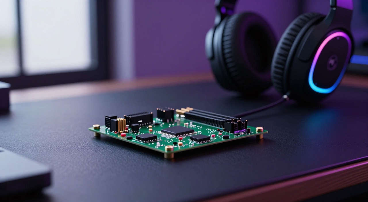 Raspberry Pi TeamSpeak Voice-Server: Pi und Gaming-Headset im RGB-Licht