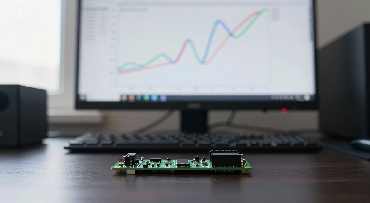 Home Assistant InfluxDB – das Langzeitgedächtnis fürs Smart Home Raspberry Pi Platine vor einem Monitor mit bunten Verlaufskurven