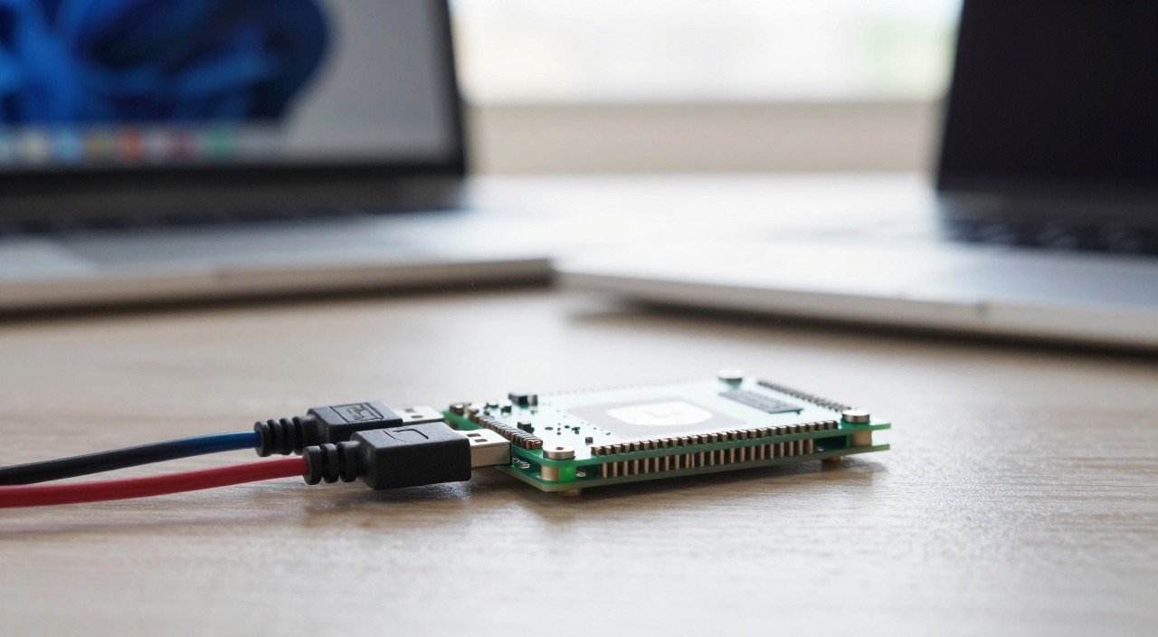 Raspberry Pi Konsolenkabel – der Draht direkt ins Herz USB-Serial-Kabel an den GPIO-Pins eines Raspberry Pi